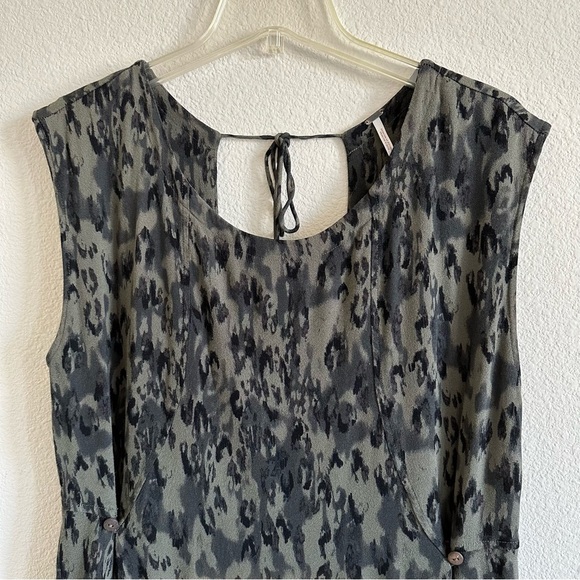 Free People Fake Love Camo Mini Dress Size Large - Picture 4 of 16